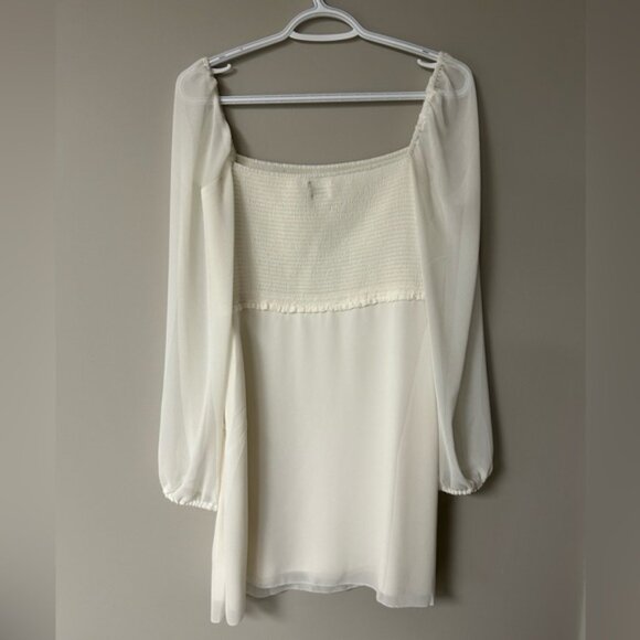 Wilfred Villa Ruched Chiffon Mini Dress - Picture 3 of 5